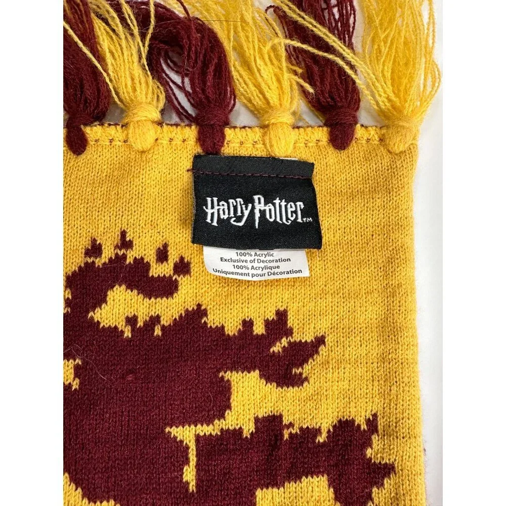 Harry Potter Gryffindor Reversible Scarf with Fringe‎ Acrylic Washable Cosplay